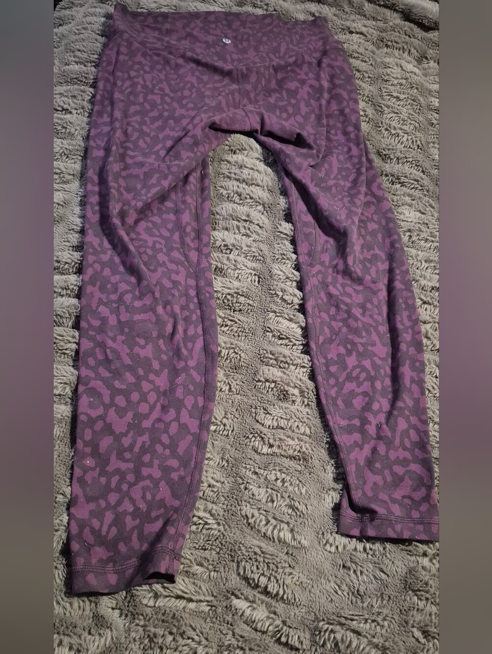 Purple Printed Lululemon Aligns
